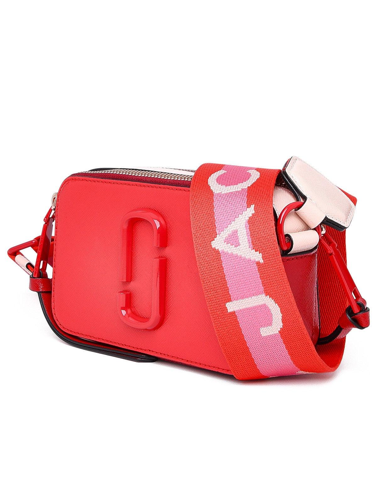 kollektion Vurdering Lover Marc Jacobs Red Leather The Snapshot Bag | Lyst