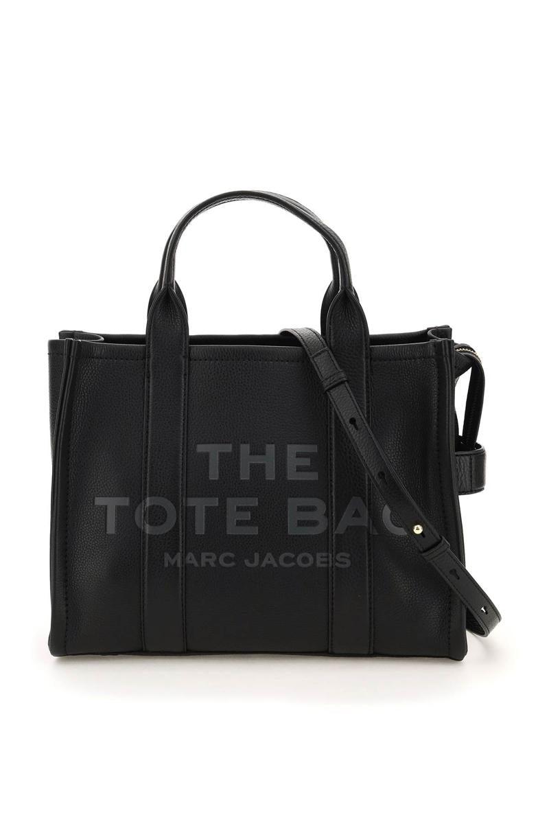 MARC JACOBS The Leather Small Tote Bag - Black