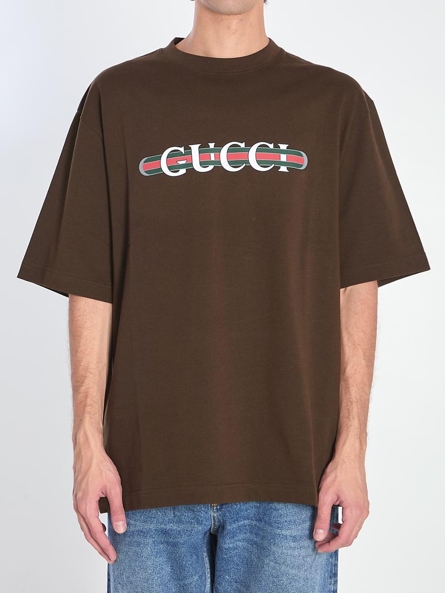Brown Gucci T-shirts for Men | Lyst