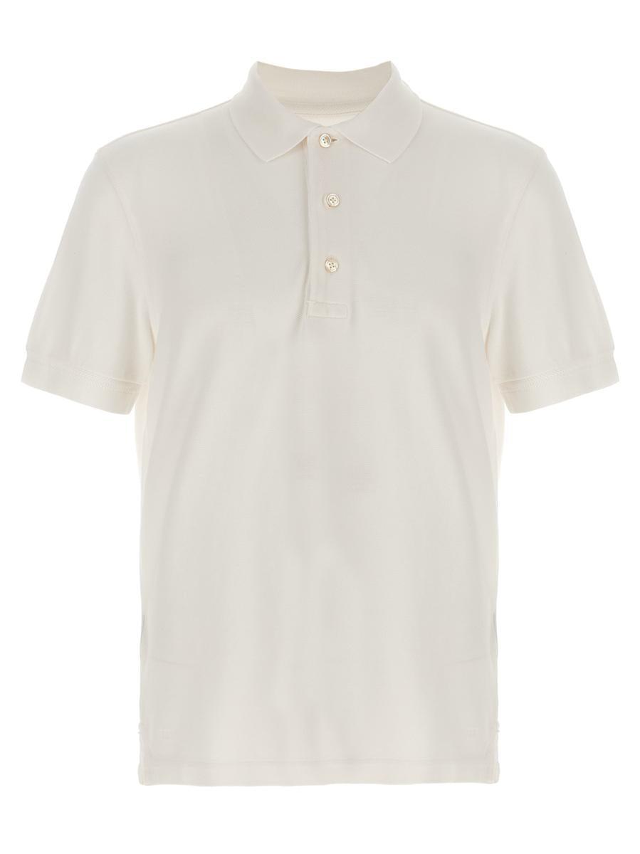 Tシャツ・カットソー TOM FORD White Piquet Polo Shirt Cotton piqué polo shirt in white - Tom Ford | Mytheresa