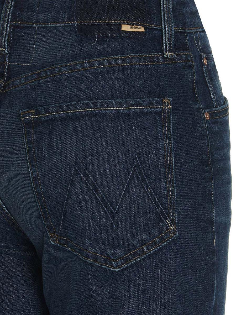 Mother 'the Rambler Zip Ankle' Jeans in Blue | Lyst