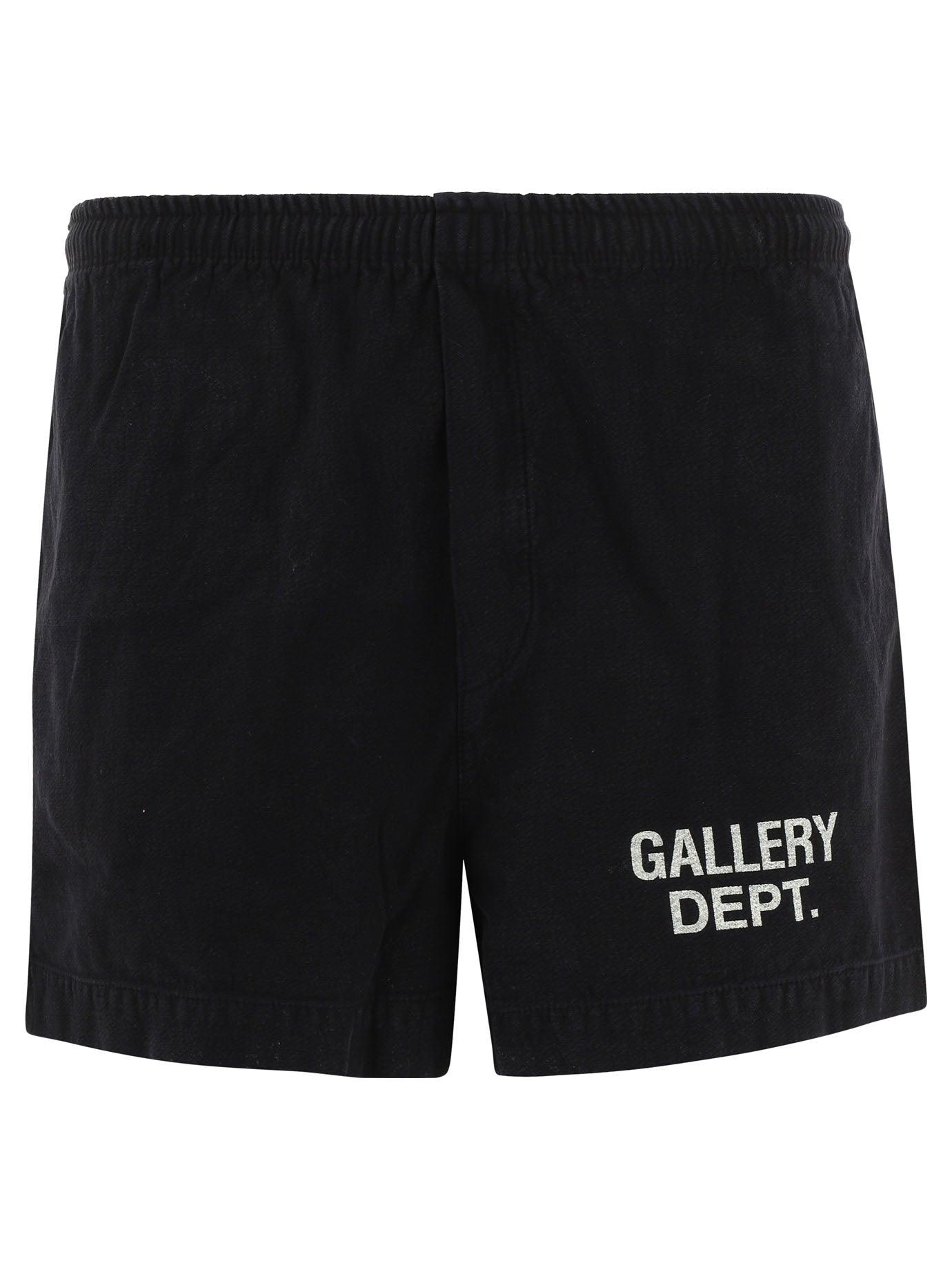 GALLERY DEPT. Short With Print in Black for Men | Lyst