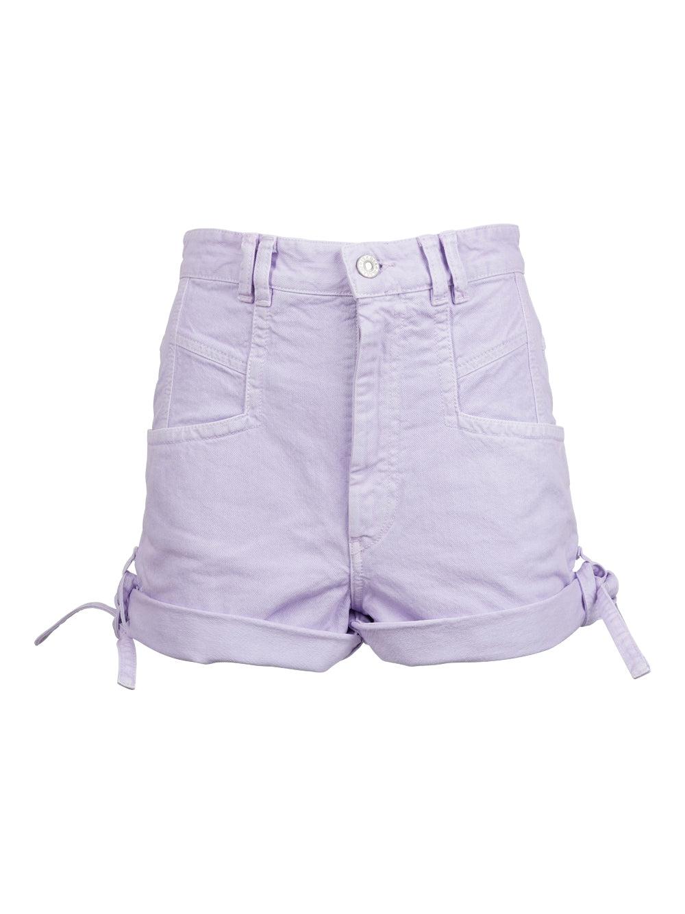 High-waisted Denim Shorts 