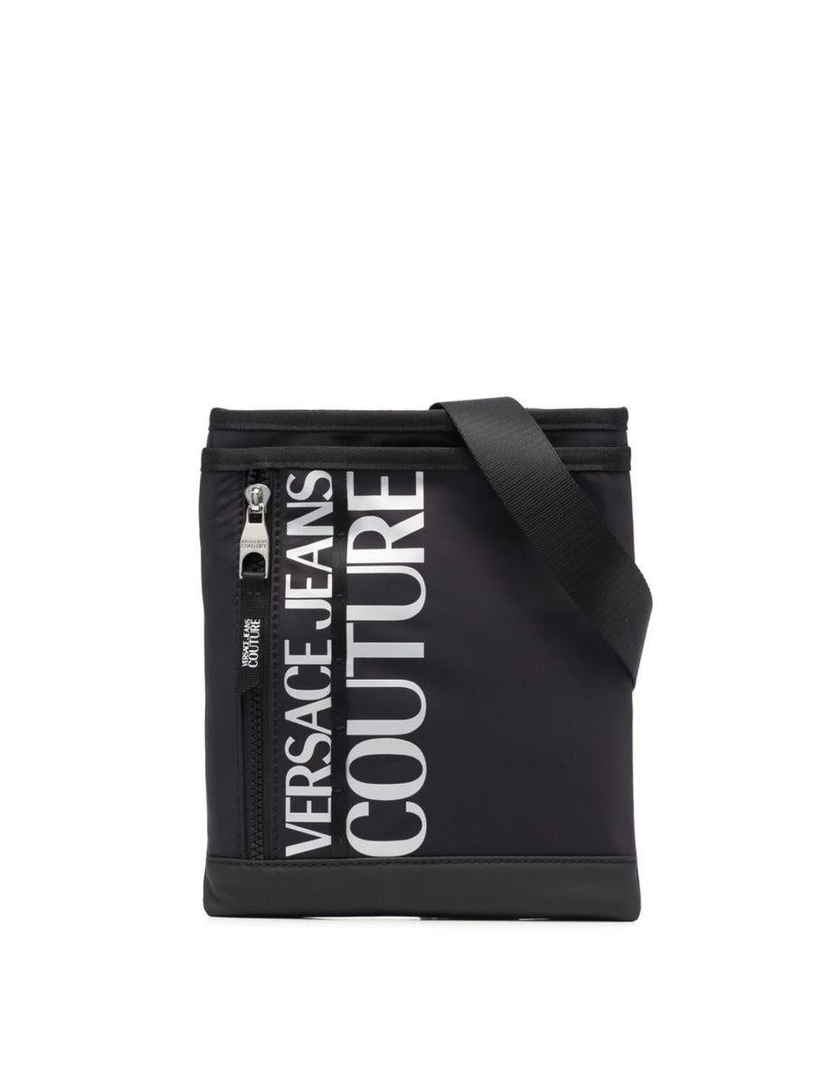 Versace Vjc Logo Crossbody Bag in Black for Men | Lyst