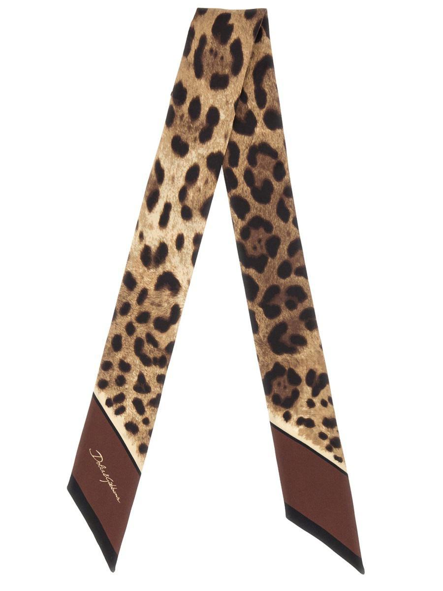 Dolce & Gabbana Leopard Printed Scarf, $845, farfetch.com