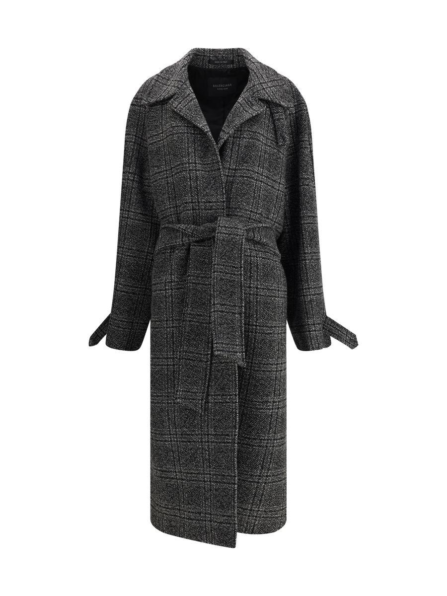 コート BALENCIAGA COAT (698285TKP06 0100) 698285 TKP06 0100 BALENCIAGA(バレンシアガ) - 海外通販のBUYMA