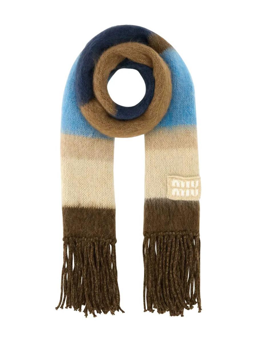 小物 MIU MIU wool scarf Miu Miu Scarves and mufflers for Women | Online Sale up to 53% off