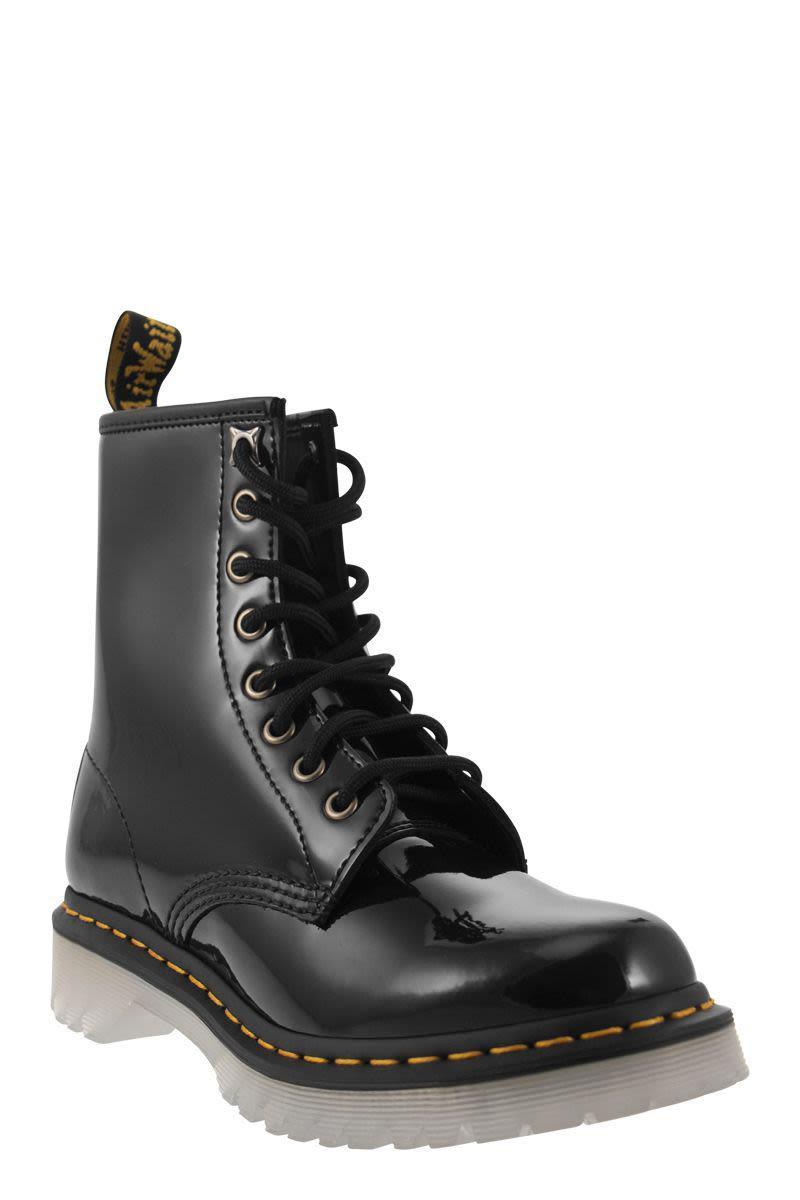 vegan 1460 gloss lace up boots