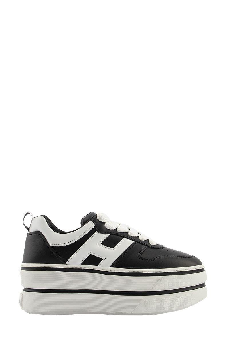 Hogan Leather H449 White in Nero (Black) | Lyst