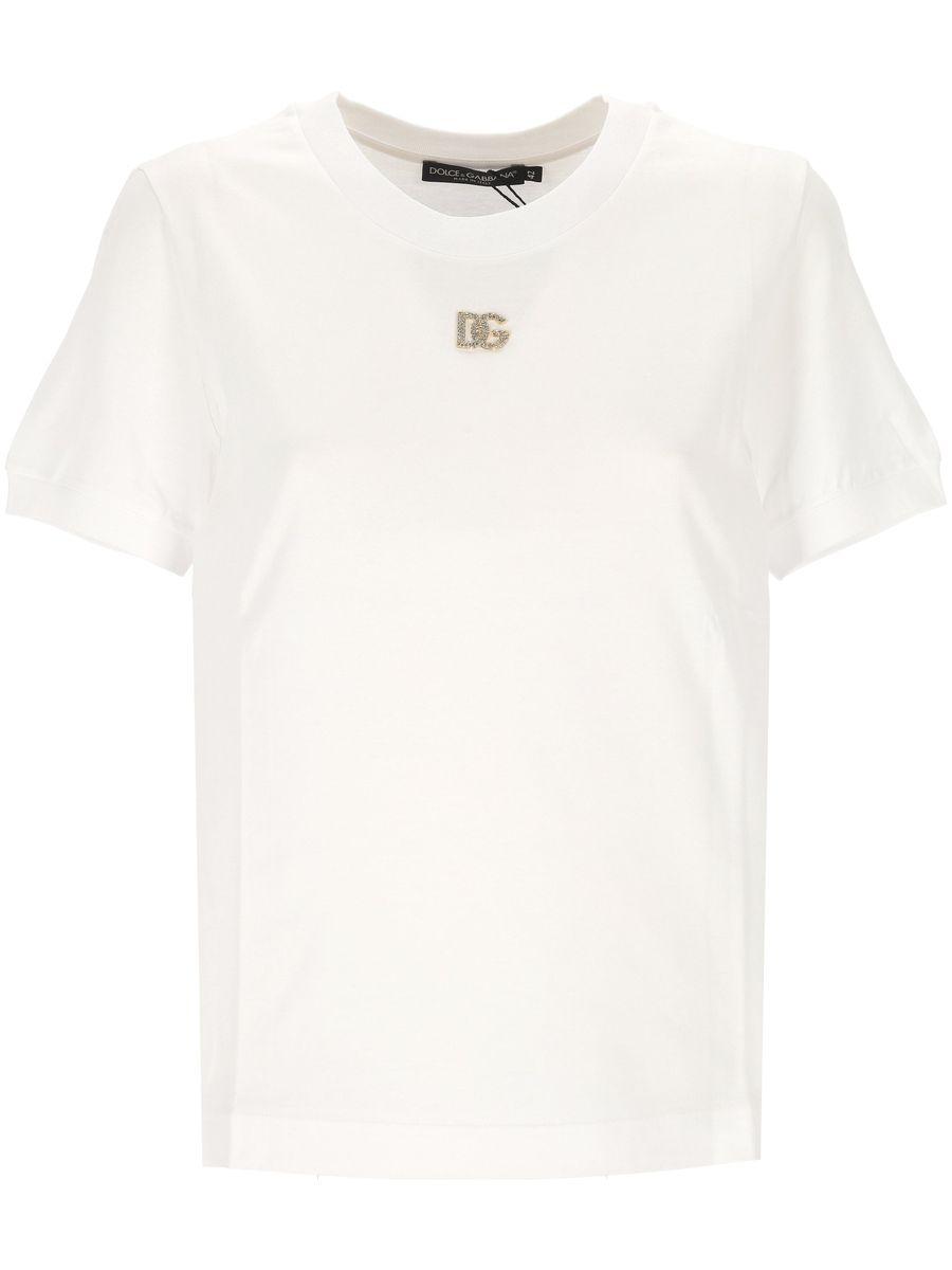 DOLCE & GABBANA レディース アイスクリーム Tシャツ Dolce & Gabbana 