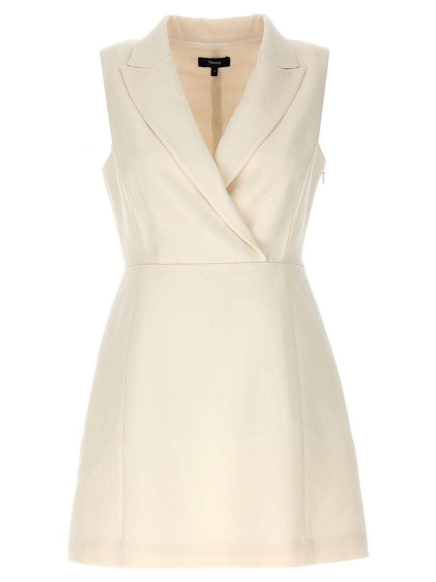 Theory Mini Dress in Natural Lyst Canada