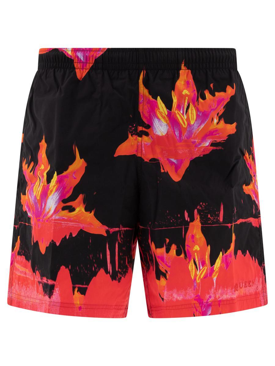 Alexander McQueen 水着　swimwear Alexander McQueen Graphic print one-piece swimsuit | The