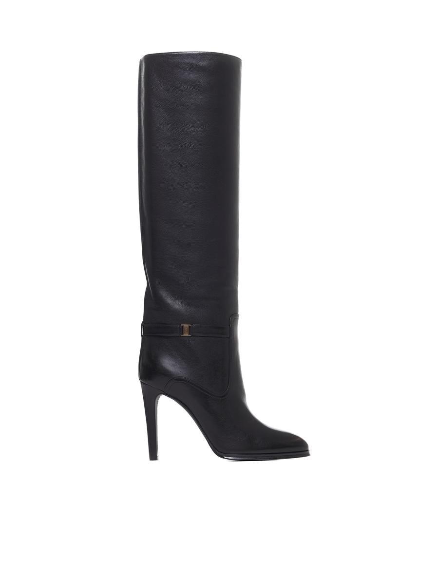 Black saint laurent boots 2025