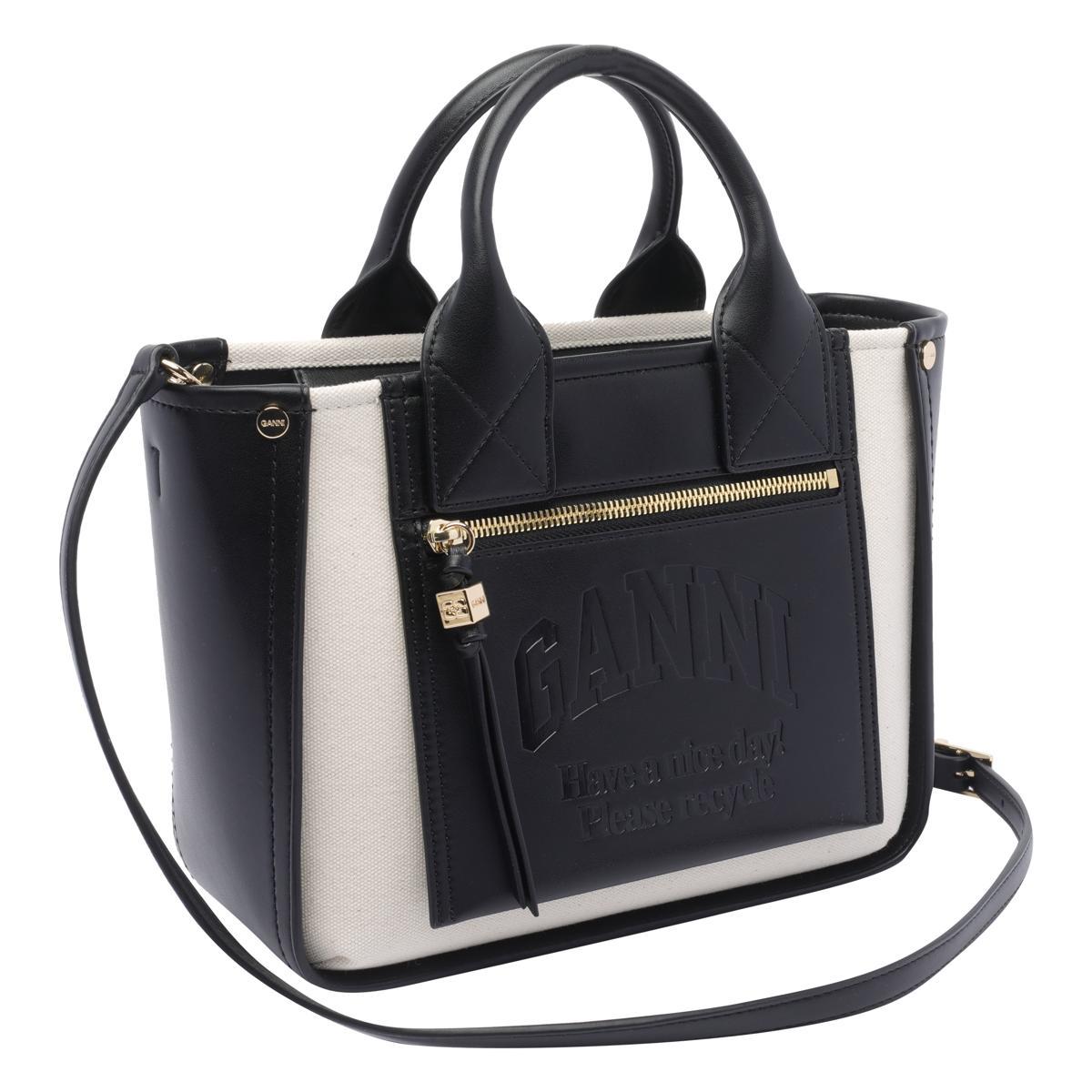 ★Ganni★ Small Gani Boo Tote Bag Black A5241099 A5241099SS2 Black Black Small GANNI Bou Bag | GANNI CA