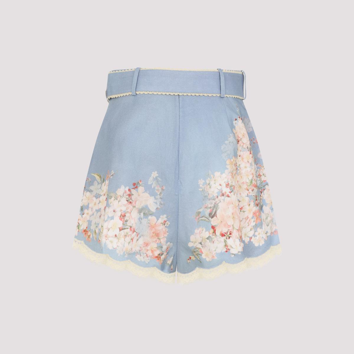 ショートパンツ ZIMMERMANN Women Shorts  Burmudas 1803ARS255 Blue Designer Shorts, Pants and Trouser Sale | ZIMMERMANN