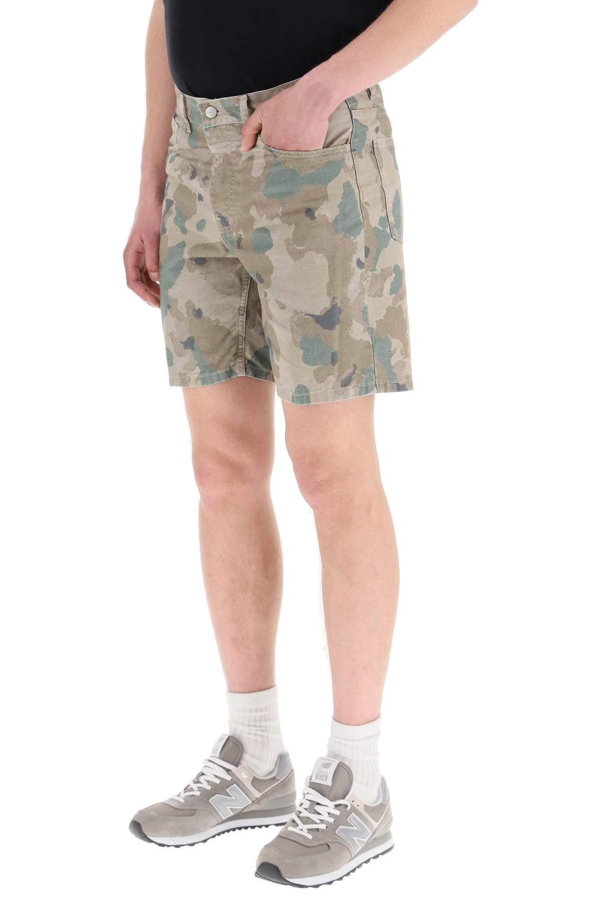Mens Shorts Carhartt WIP Shorts Save 41% Carhartt WIP Cotton Camo Newel Bermuda Shorts in Khaki for Men Grey 
