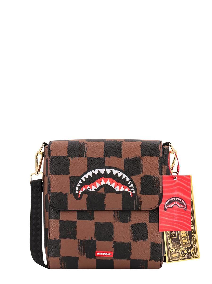 Sprayground Closure With Zip Shoulder Bags in Red for Men Lyst