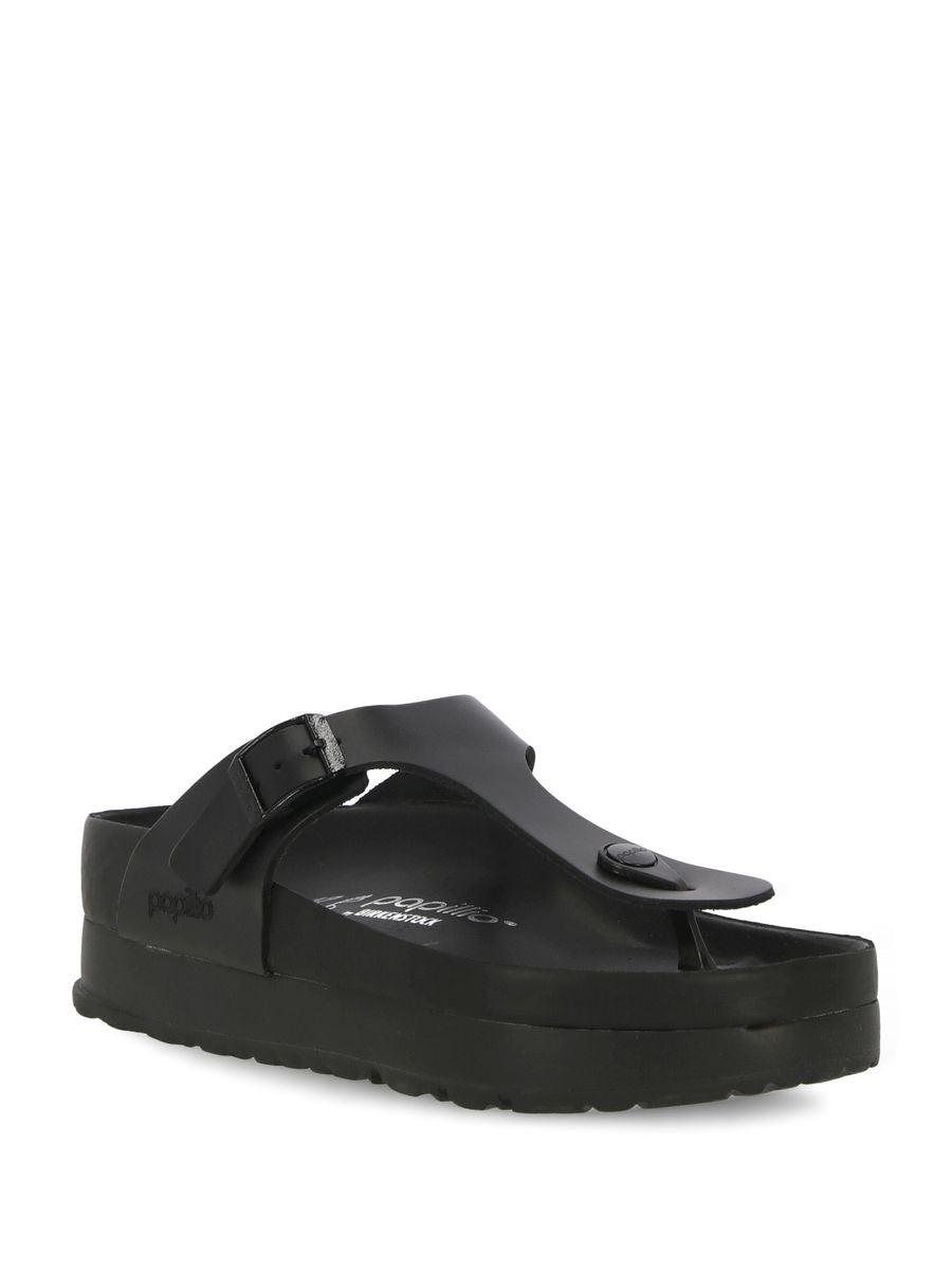 Birkenstock esra leather wedge clog sales