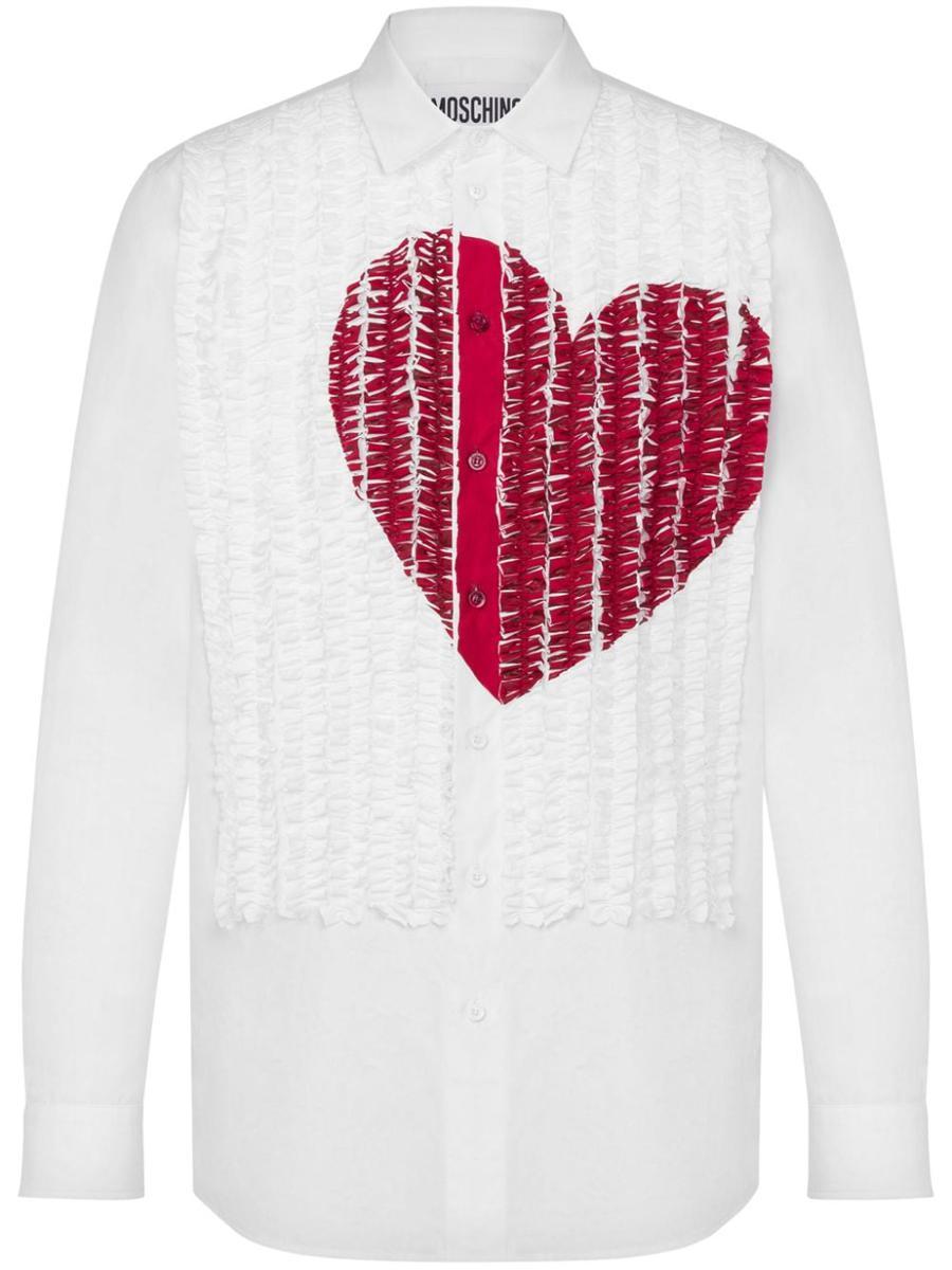 Moschino Shirts in White for Men Lyst UK