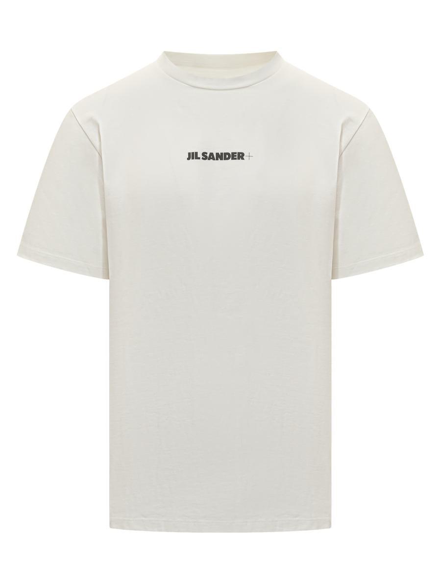 JIL SANDER+ ホワイト Tシャツ JIL SANDER [期間限定ポイント15倍！] 新品 ジルサンダー+