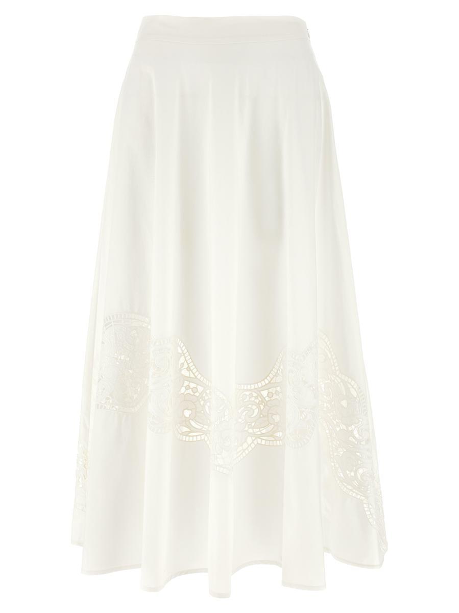 スカート TWINSET SS25 Sangallo skirt (251TT2332 00282) Twinset Sangallo Skirt in White | Lyst