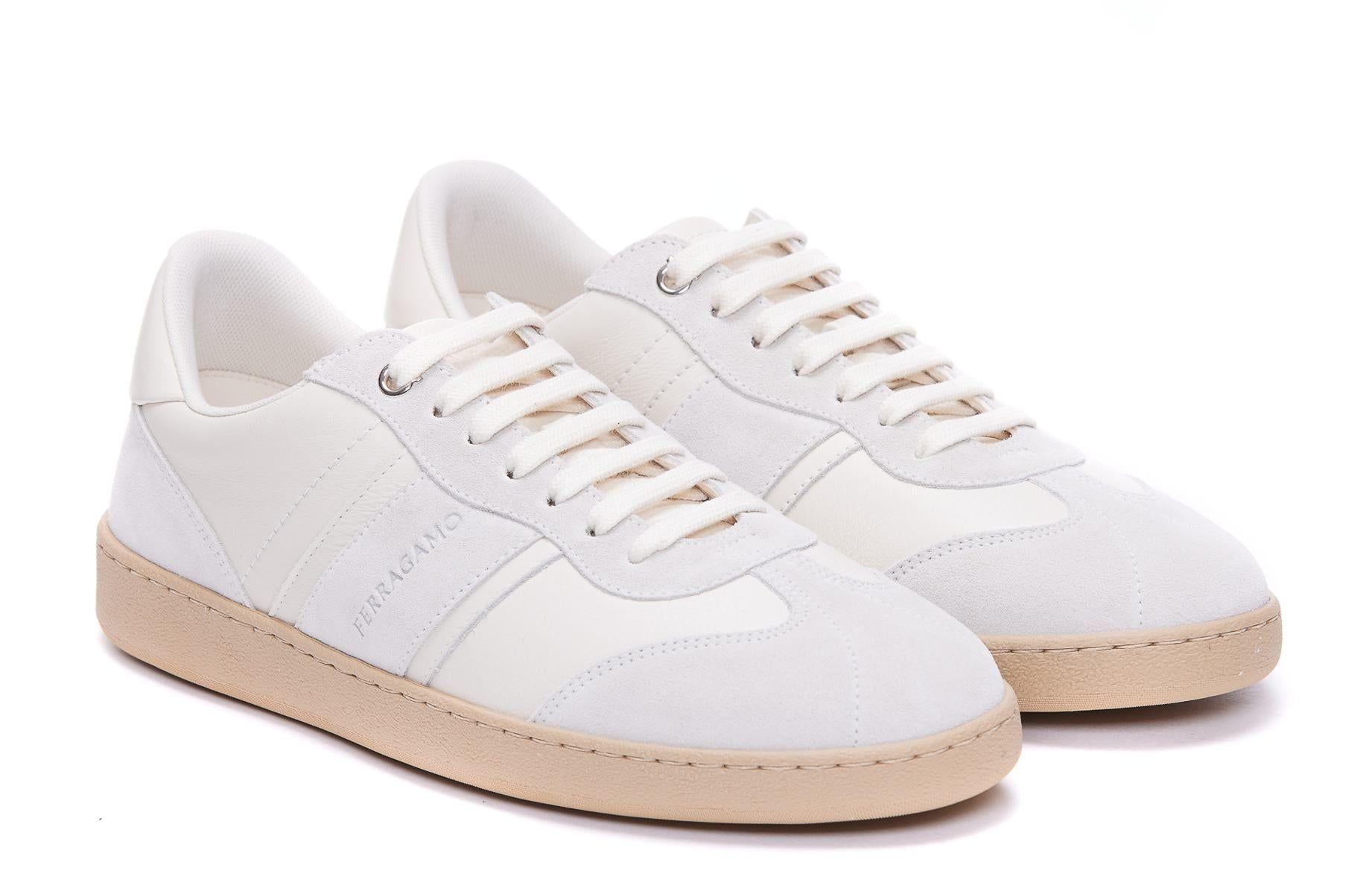 Ferragamo Sneakers in White for Men | Lyst