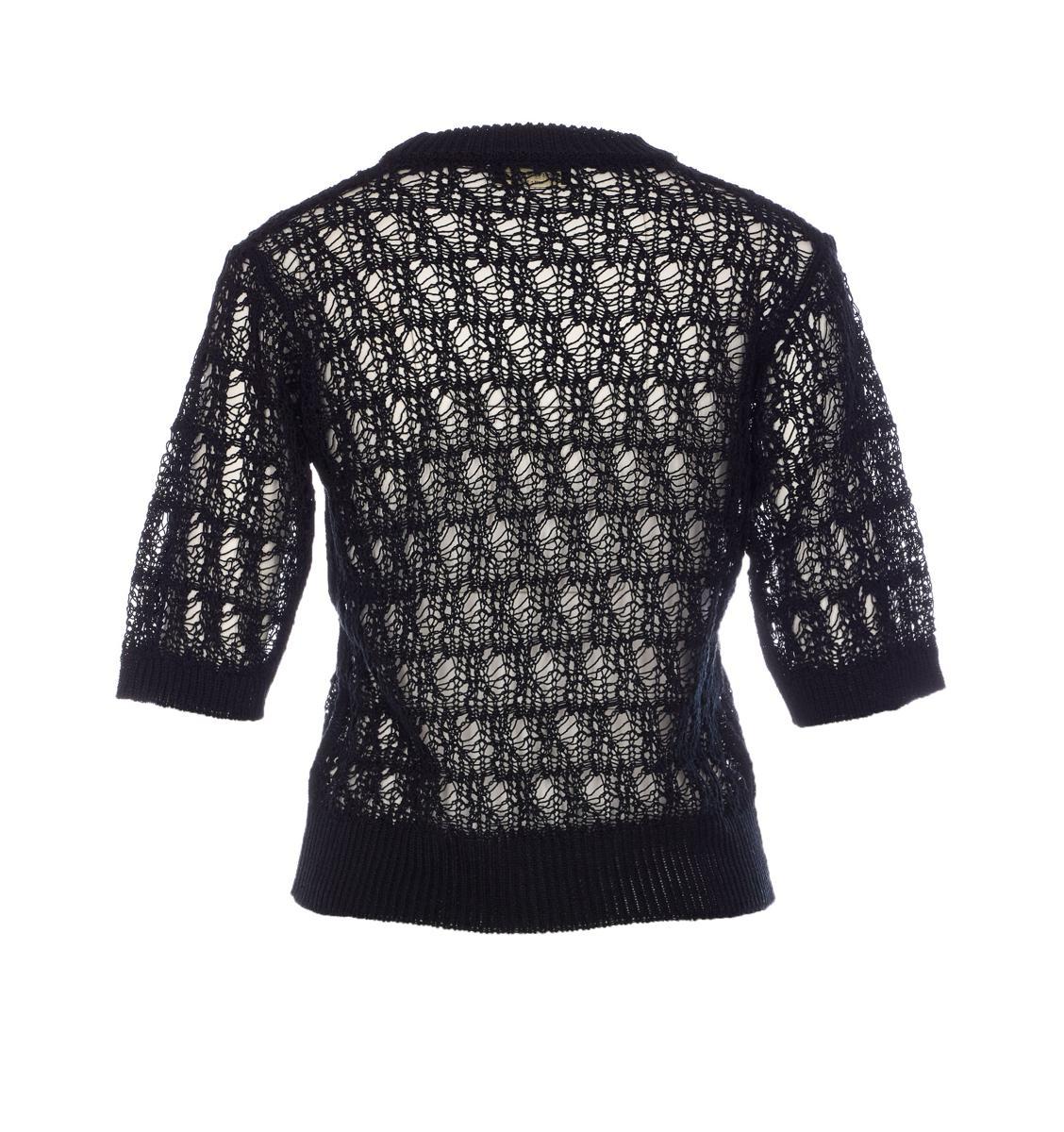 Tシャツ・カットソー ROBERTO COLLINA Knitted T-shirt Black Roberto Collina(ロベルトコリーナ) Tシャツ・カットソー(メンズ