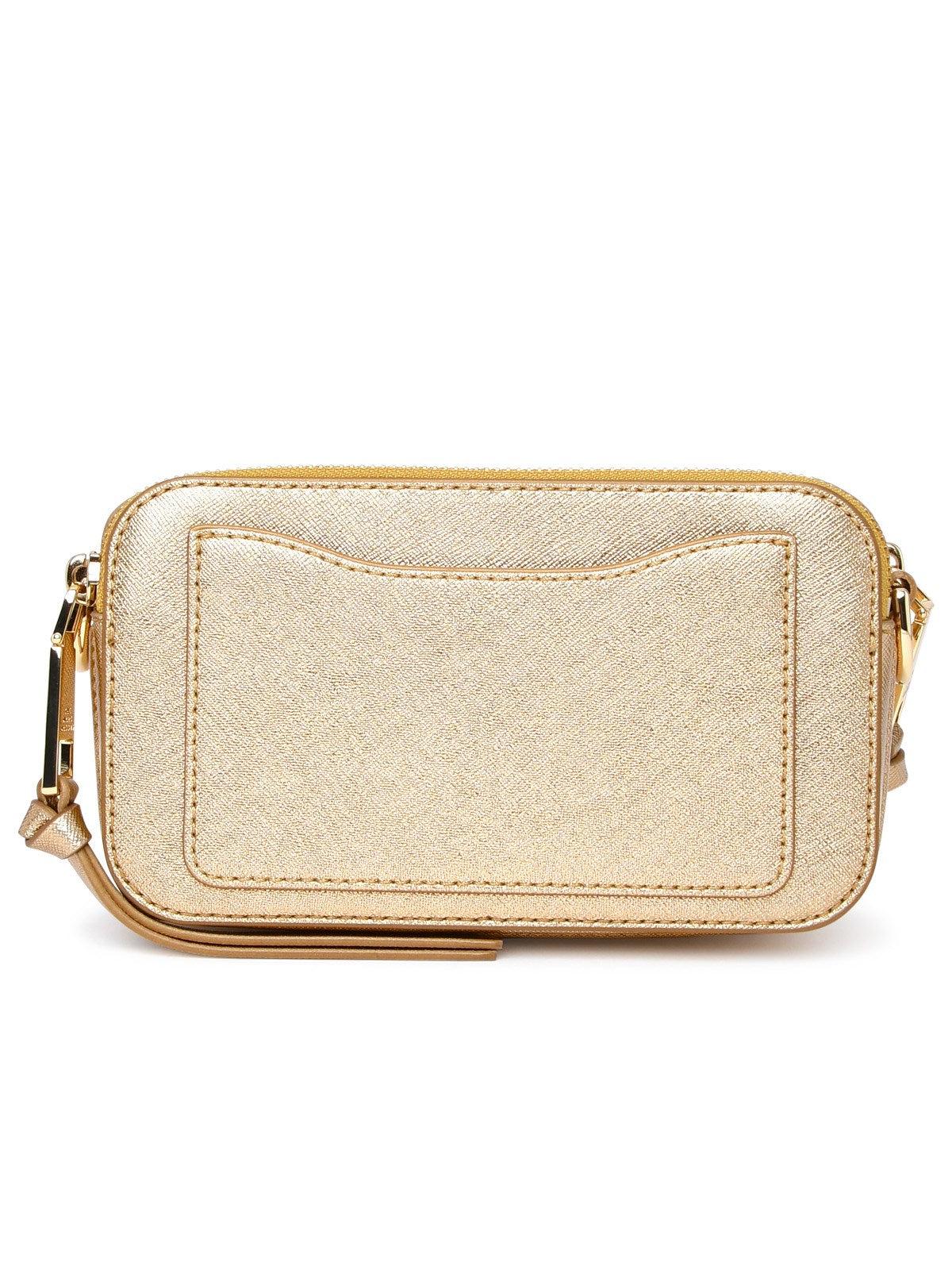 Marc Jacobs The Snapshot Camera Bag Beige/Black/Pink/Metallic in Leather  with Gold-tone - US