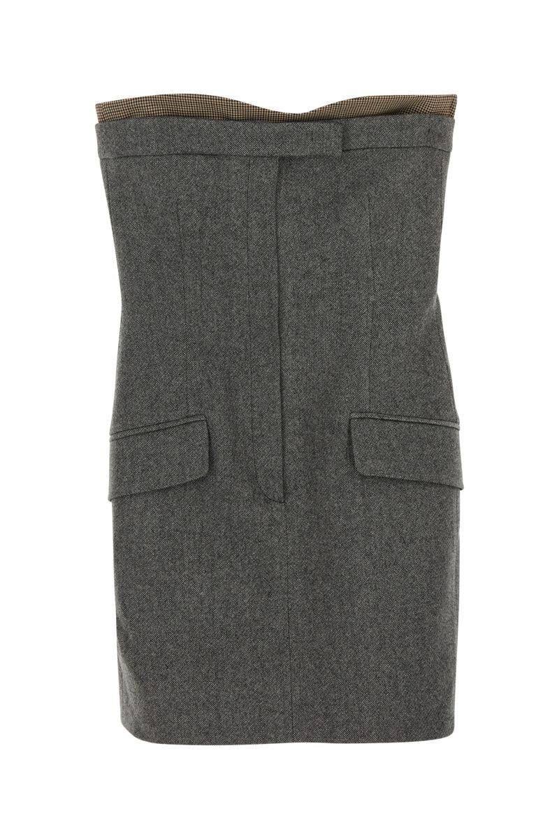 ワンピース SPORTMAX Embroidered Polyester Avocado Mini Dress Sportmax Embroidered polyester avocado mini dress | The