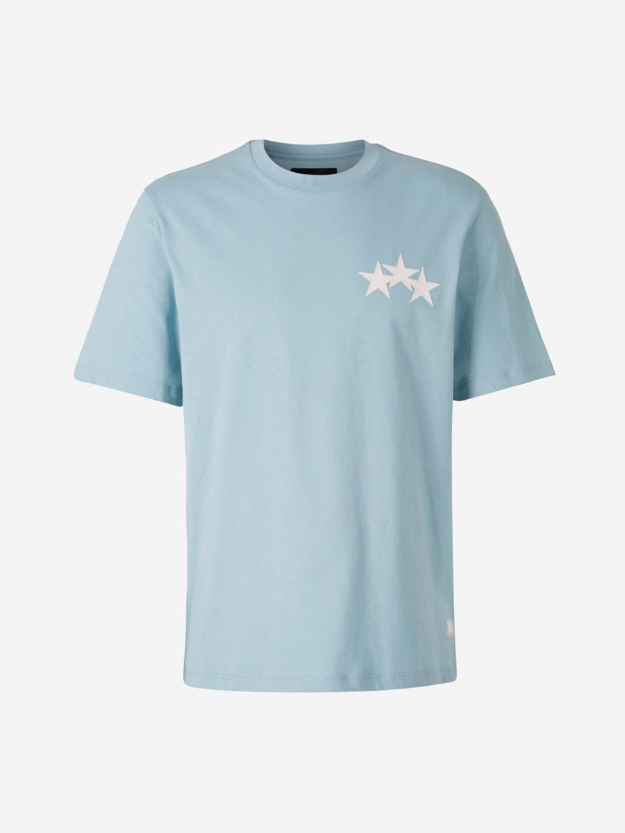 AMIRI スリースター Tシャツ Amiri Three Star T-Shirt in Blue for Men | Lyst