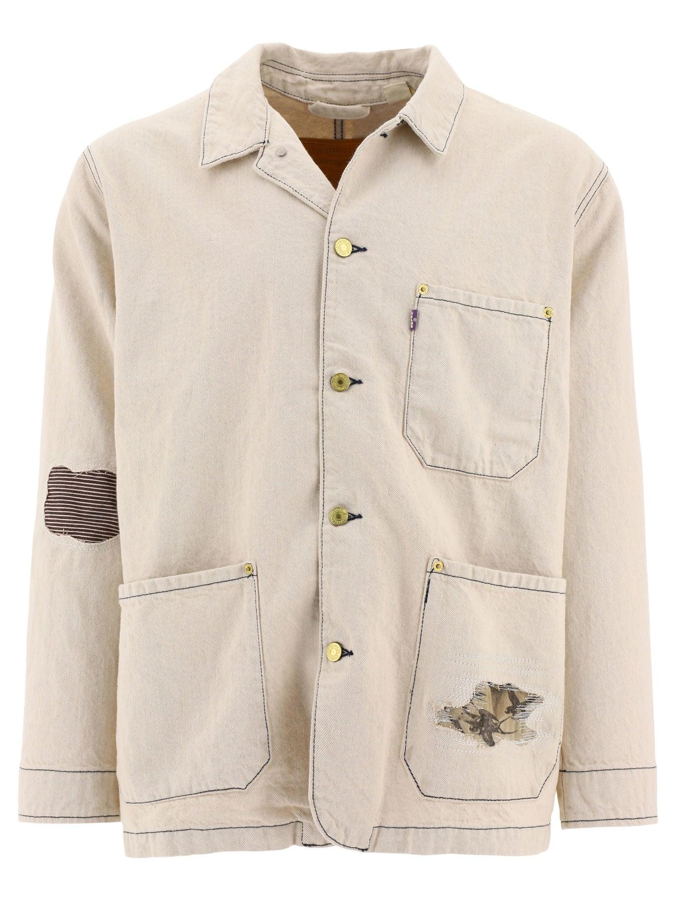 Levi's Jacket With Patchwork in Beige (Natural) for Men - Save 34% | Lyst