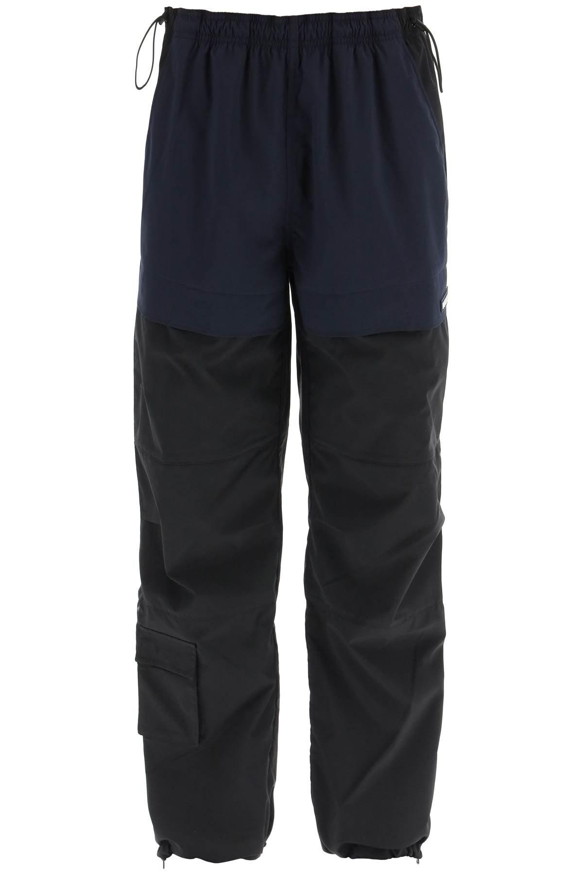Burberry Technical Fabric Cargo Pants in Blue for Men Lyst