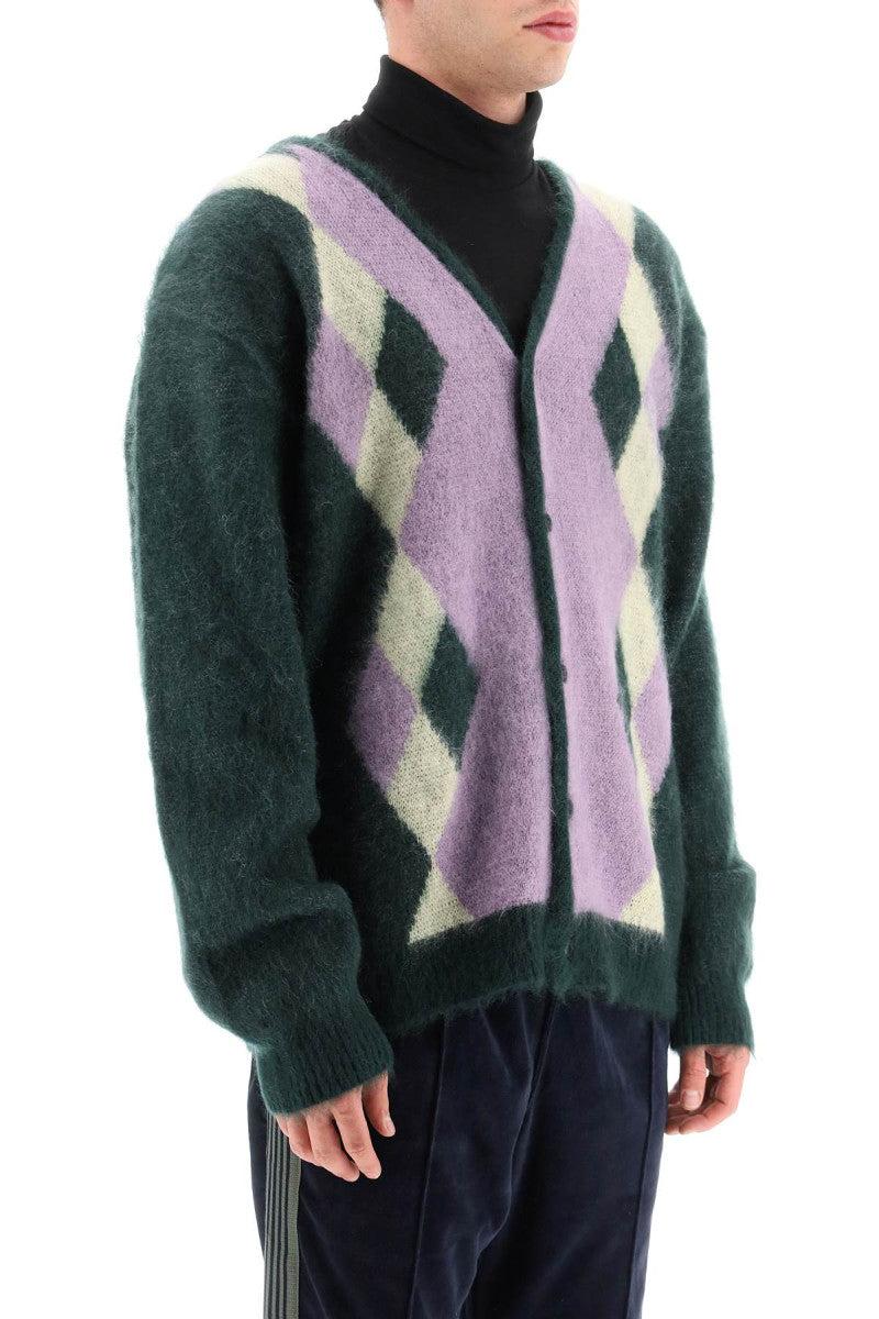 needles hidden MOHAIR CARDIGAN | stempel-meyer.de