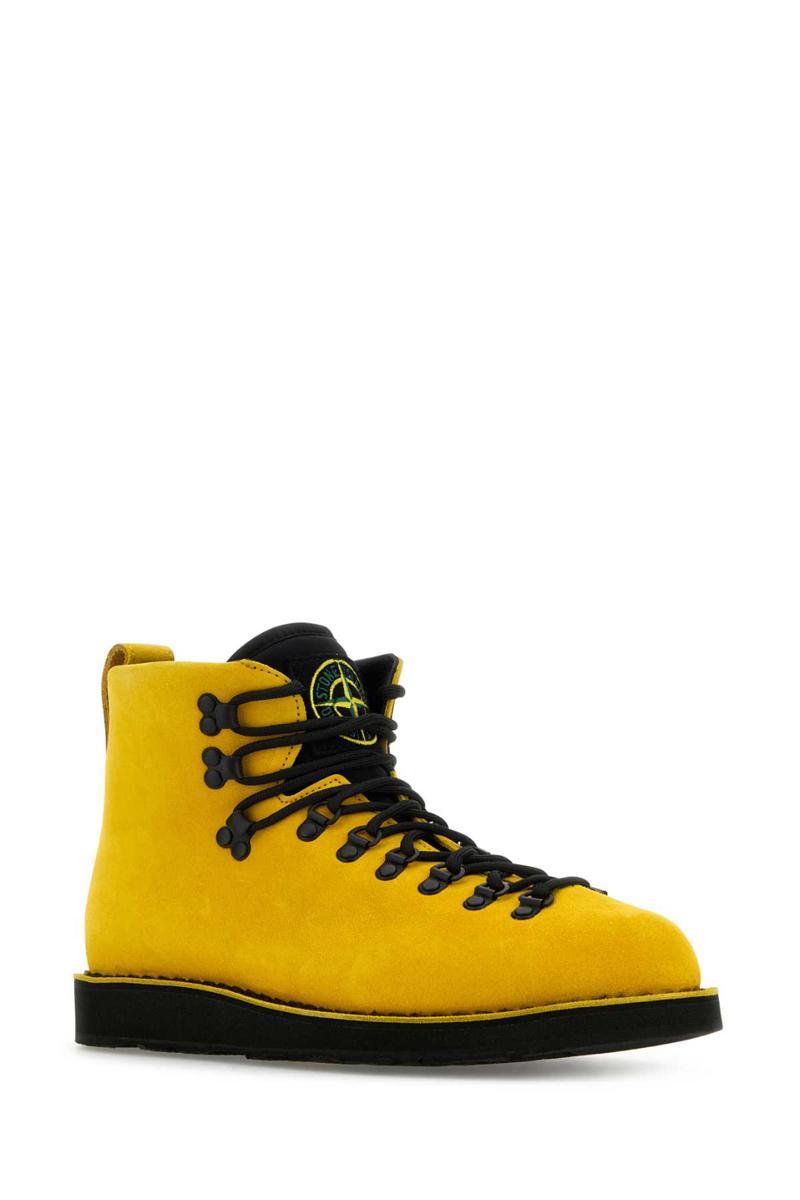 Stone Island Sneakers in Yellow for Men | Lyst