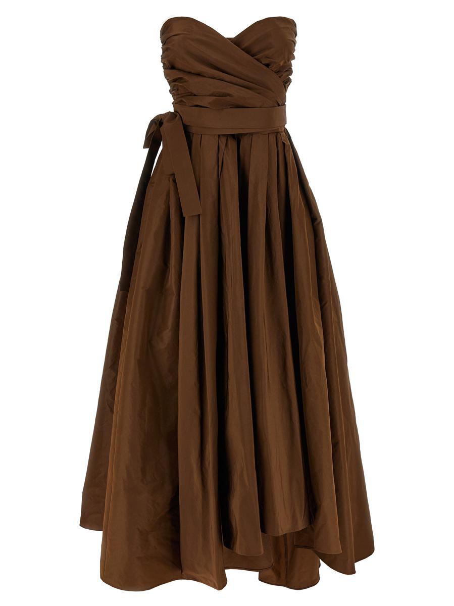Pinko 'Pappagallo' Dress in Brown | Lyst UK