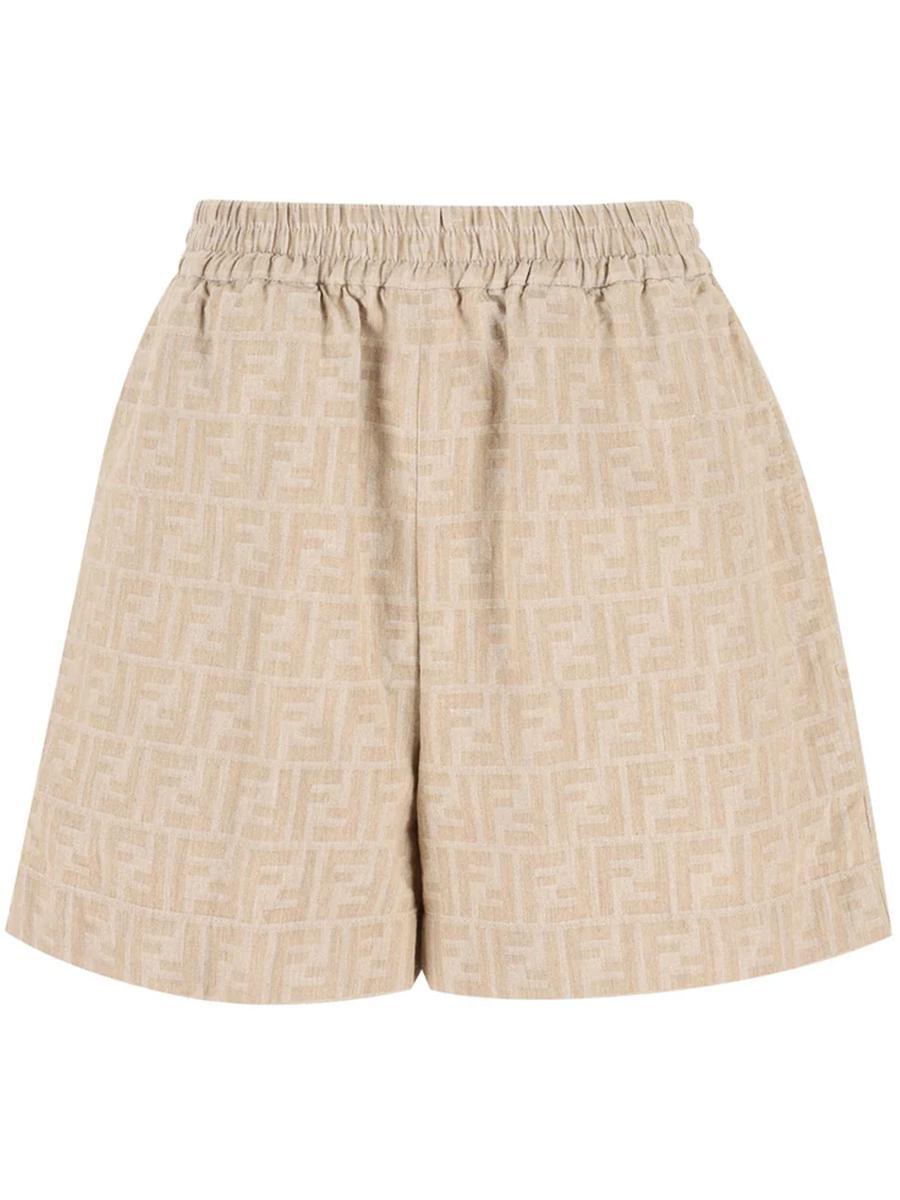 ショートパンツ FENDI Women Shorts Burmudas FR6643 AUQM 1 Beige Fendi Shorts for Women | Online Sale up to 50% off | Lyst
