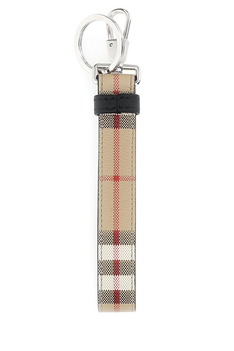 Burberry Wolf Leather Key Ring Coin Pouch