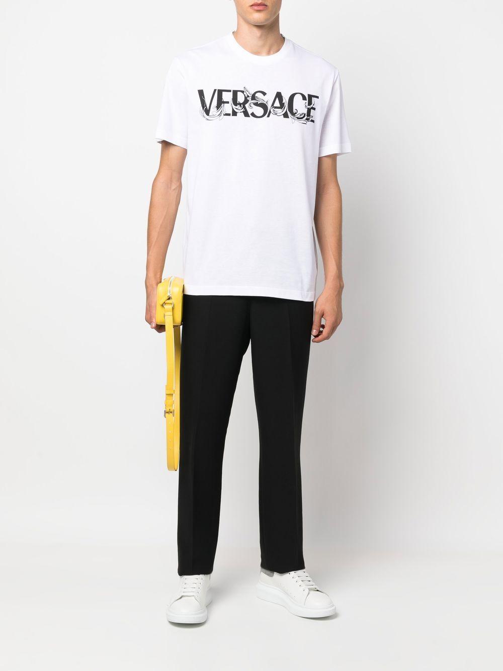 Versace Cotton T-shirts And Polos White for Men - Save 51% | Lyst