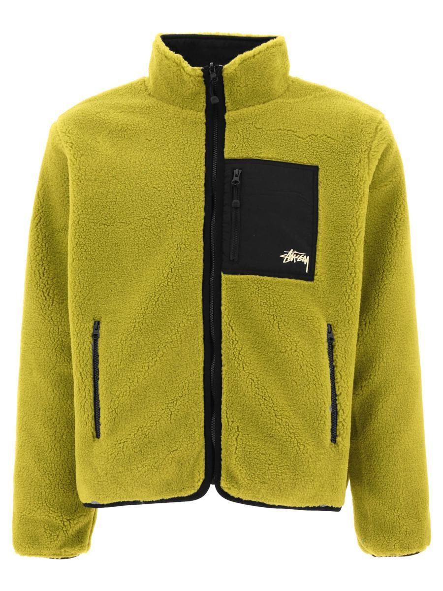 Stussy "sherpa" Reversible Jacket in Green for Men Lyst