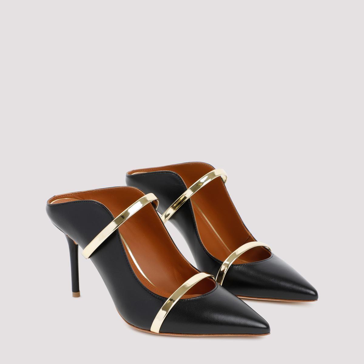 Malone Souliers Maureen 85 Mules Shoes in Black | Lyst