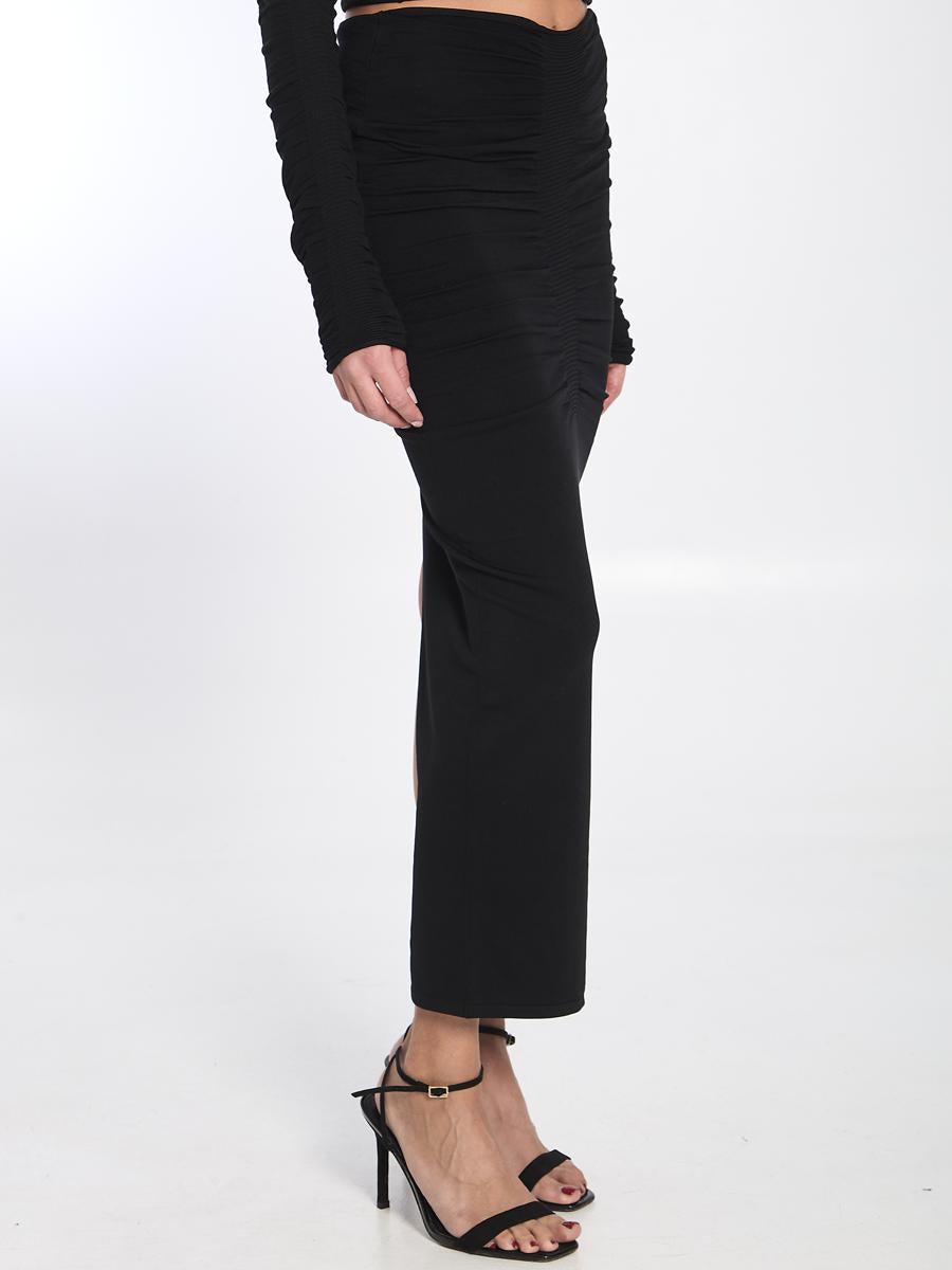 【関税&送料込】Alexander Wang Ruched Long Skirt ALEXANDER WANG - Ruched long skirt | Leam Roma - Luxury