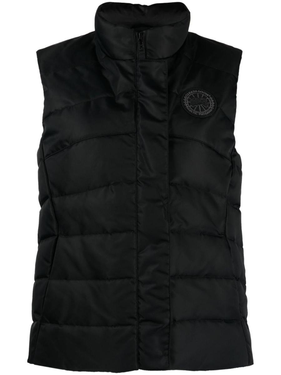 Canada Goose Freestyle Quilted Down Vest in Black Lyst