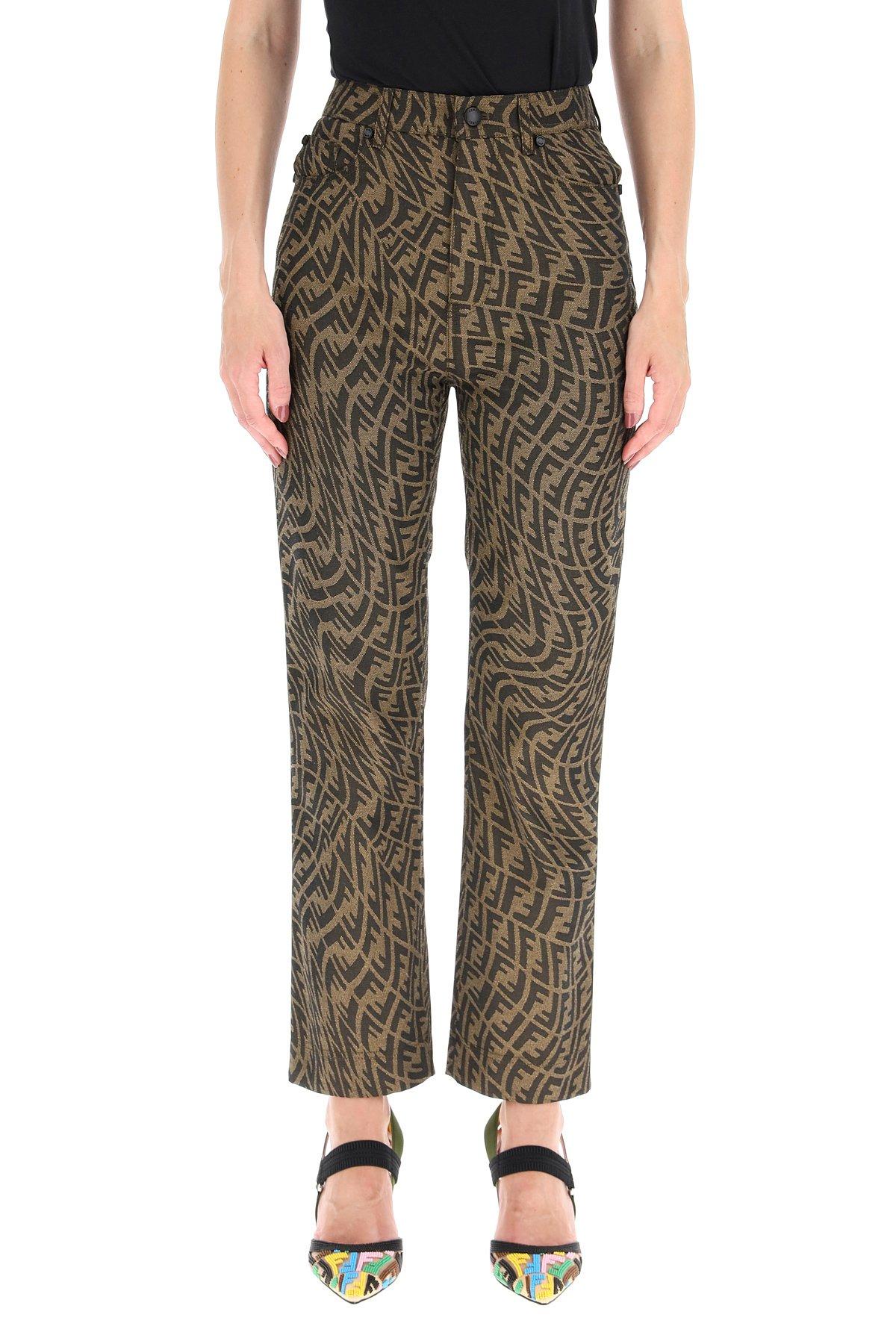 Fendi high waisted pants hotsell