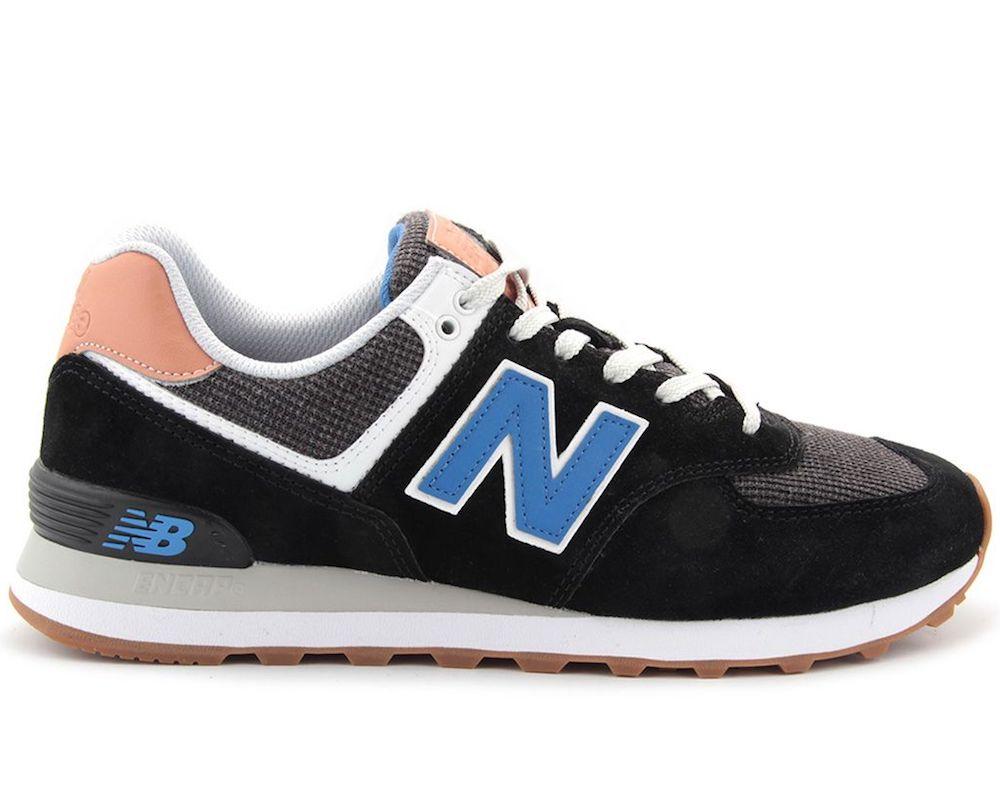 New Balance 574 Black/faded Mahogany Sneakers for Men | Lyst