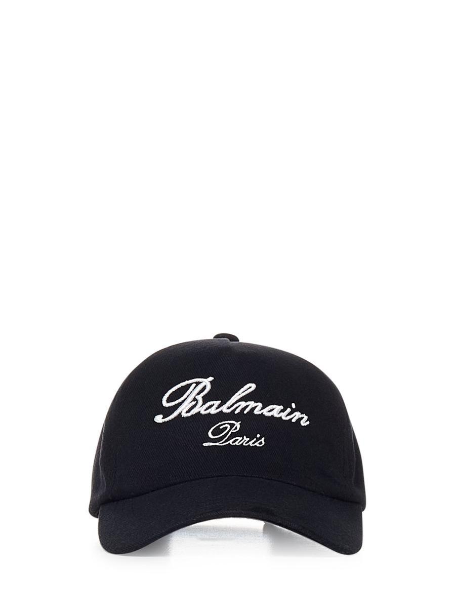 Balmain White Signature Cap