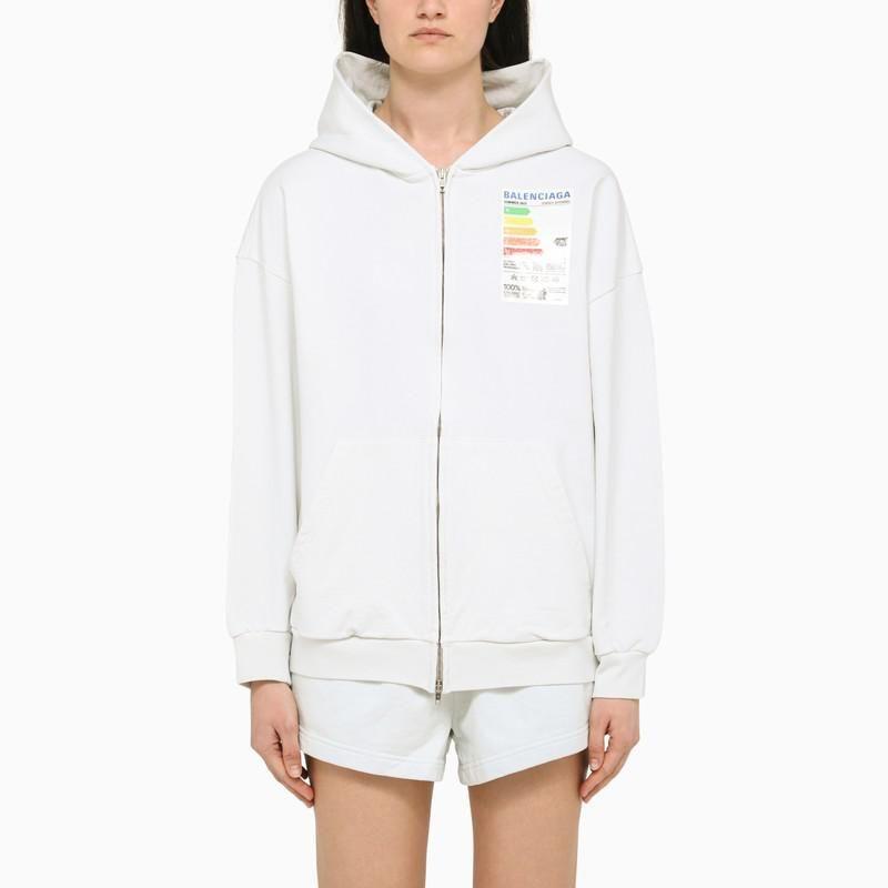 balenciaga white sweatshirt