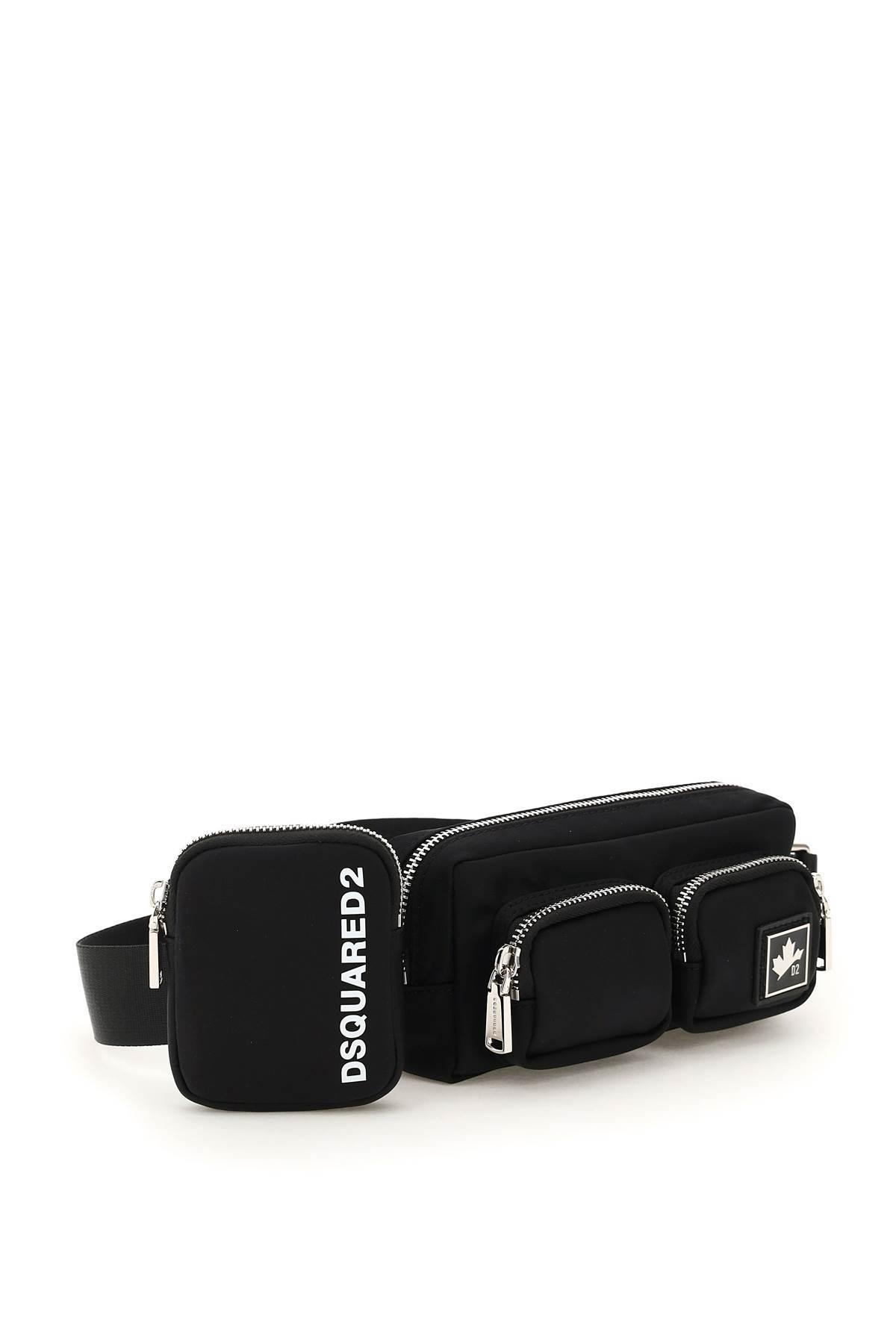 DSquared² D2 Leaf Belt Bag in Black for Men | Lyst