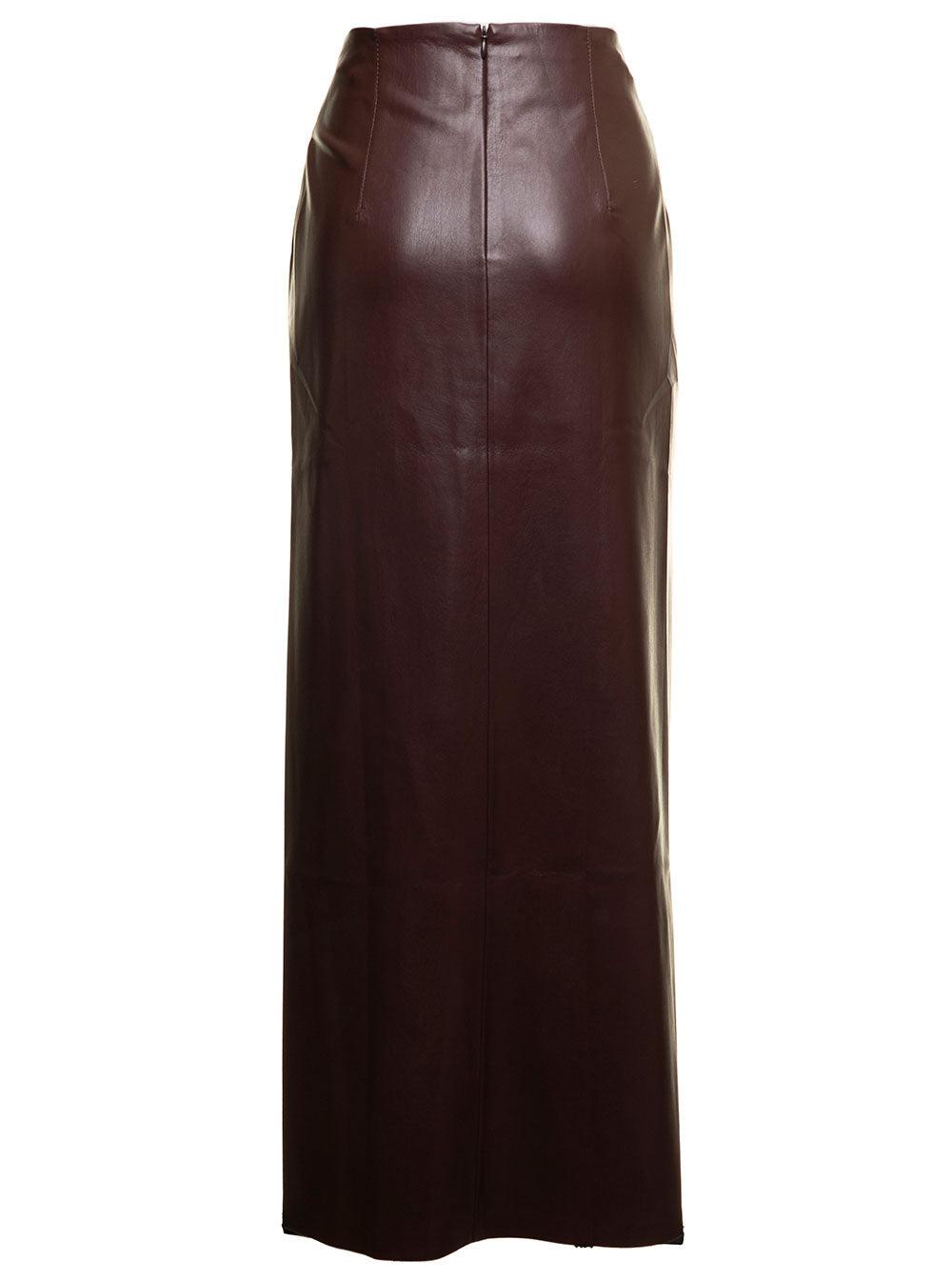 f&f leather skirt