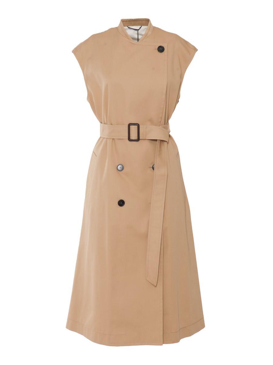 Weekend by Maxmara Trench-Waterproof in Natural Lyst UK
