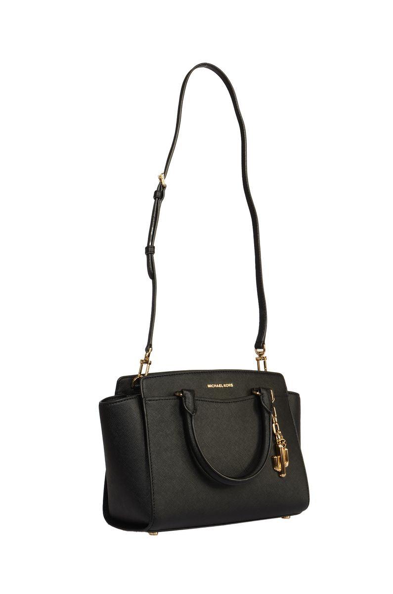 Borsa michael kors selma media nera best sale